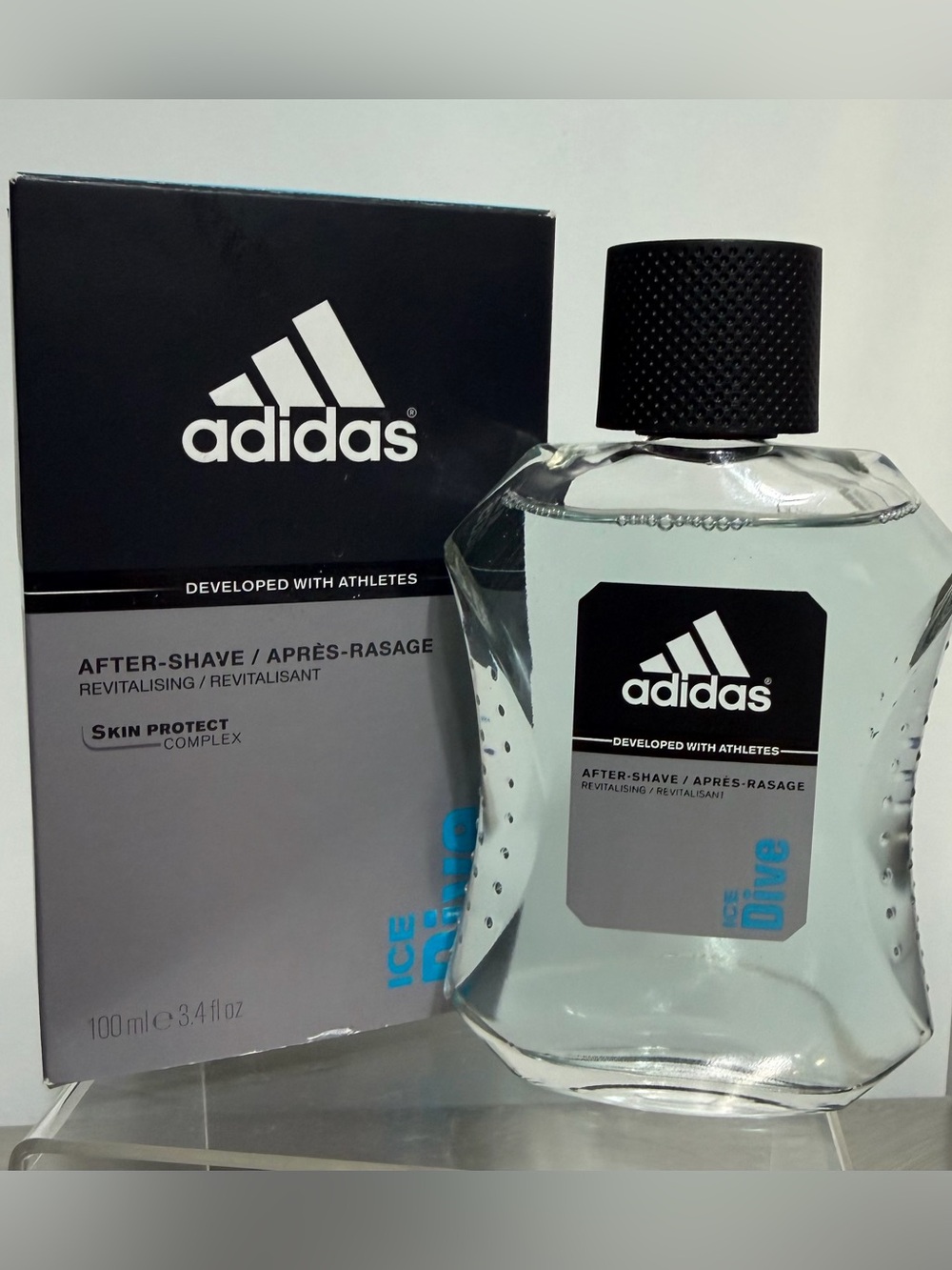 ADIDAS After Shave ICE DIVE 3.4 fl oz (100mL) ~ NEW IN BOX